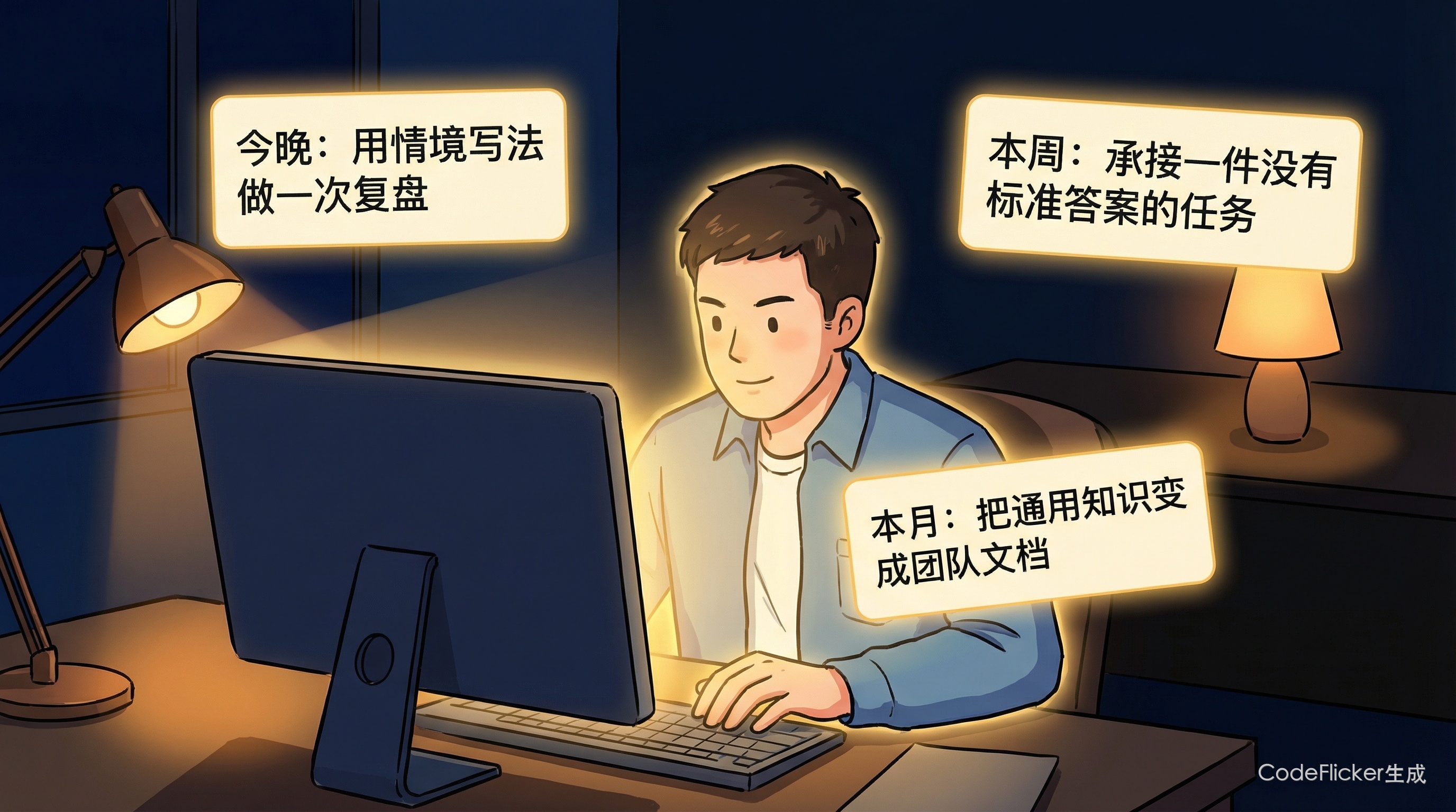 今天就能开始的三个行动习惯