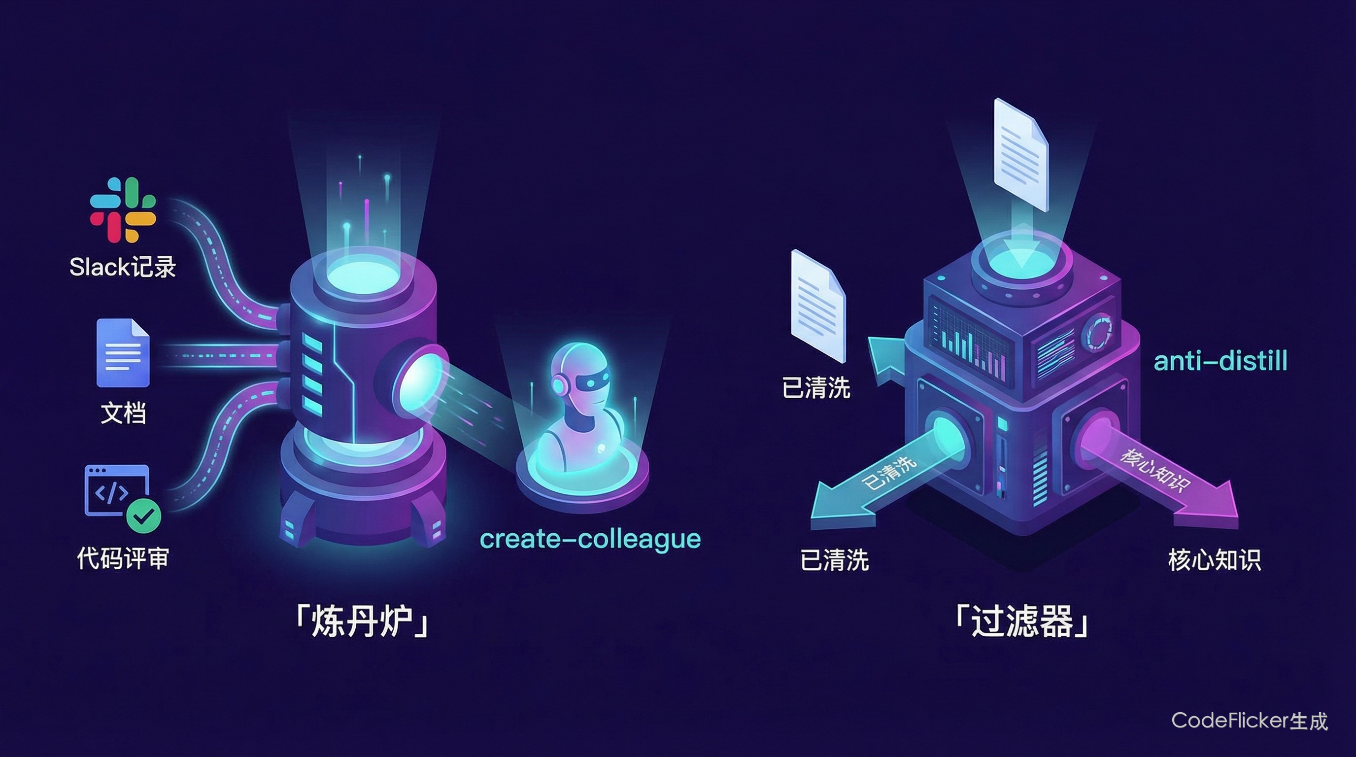 create-colleague 和 anti-distill 两个实用工具