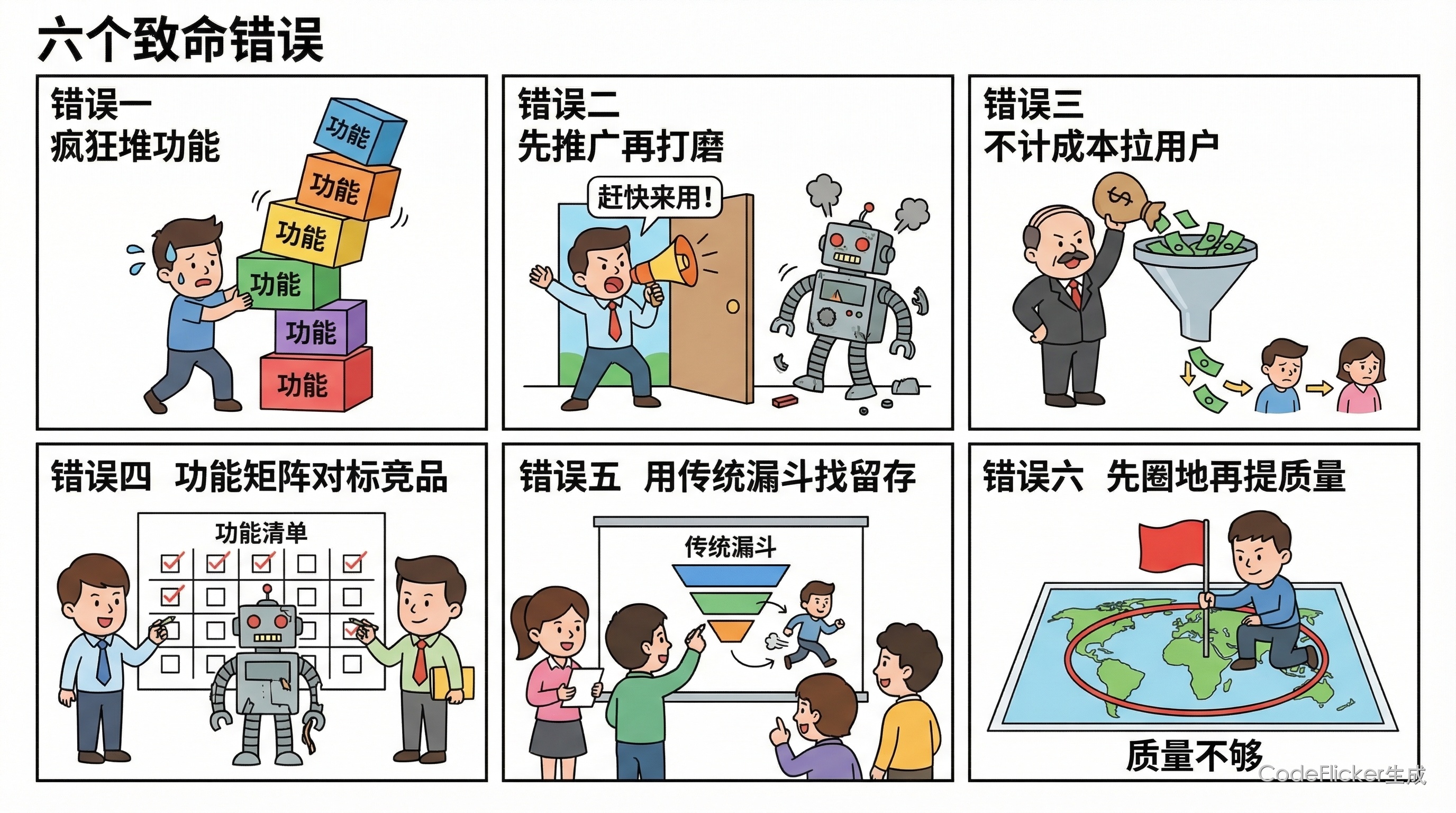 六大错误：买工具思维做招员工的事
