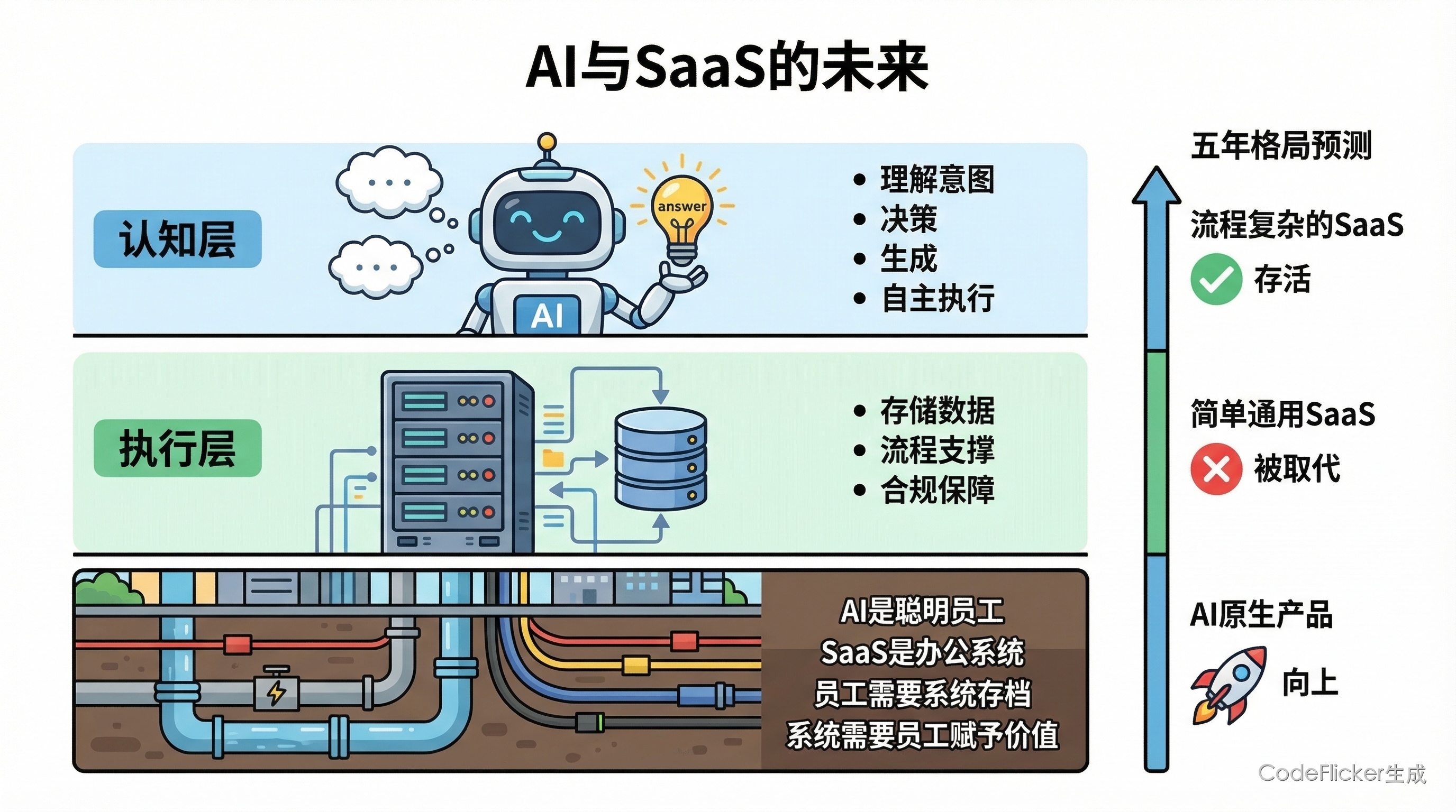 AI与SaaS的未来分工格局